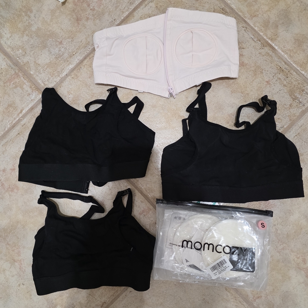 4 Women's Handsfree Pumping And Nursing Bras